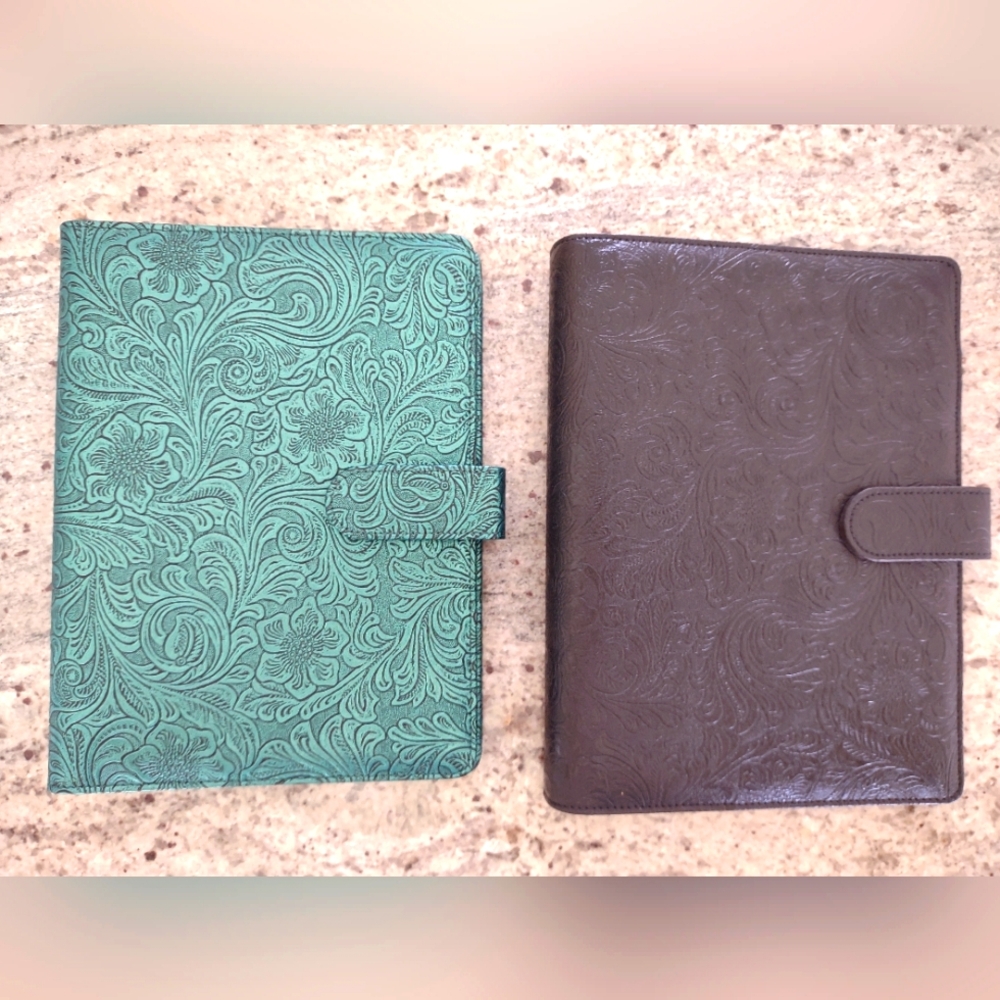Embossed A5 Binders with Key Chain